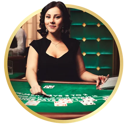 Blackjack en direct — table de casino en direct